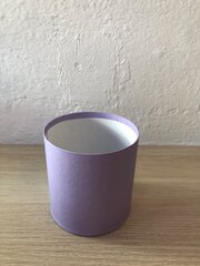 Цилиндр одиночный, Сиреневый, 10*10 см, 1 шт. (без крышки)