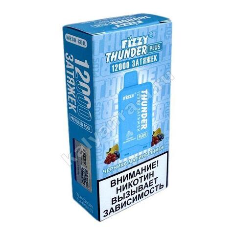 Картридж Fizzy Thunder Plus 12000 затяжек - Черника Малина Лимон