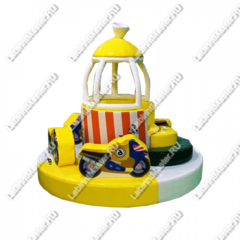 Электрическая карусель детская 4KIDS "Мототрек"