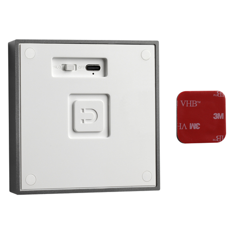 359710 OVER NT25 434 серый Светильник накладной сенсорный для лестниц IP20 LED 0.4W 3000К 1000mAh Li-ion, 5V VESPERA