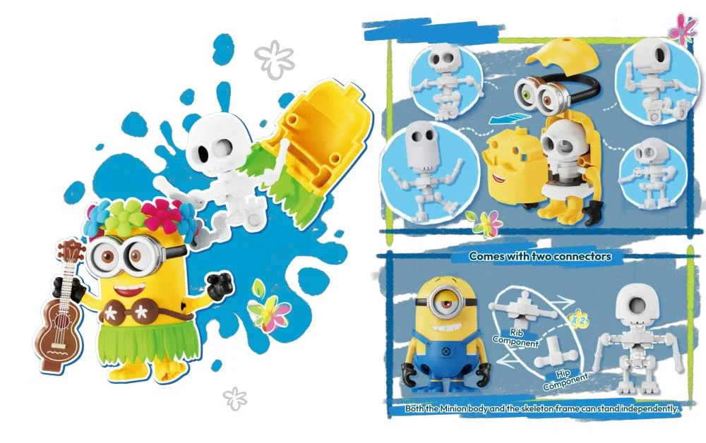 Набор фигурок Миньоны Пляжный отдых Сборная модель