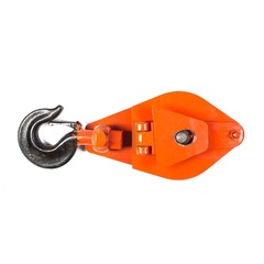 Блок монтажный однорольный с крюком TOR 5 т с откидной щекой (11551)