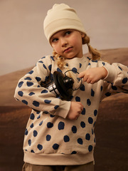 Утеплённый свитшот Mjölk Горошки