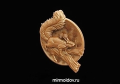 Силиконовый молд Белка (медальон) № 0479