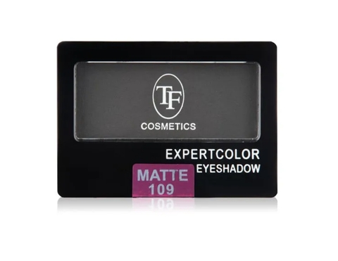 TF Тени для век компактные ExpertColor EyeShadow Mono тон 109 черный/матовый