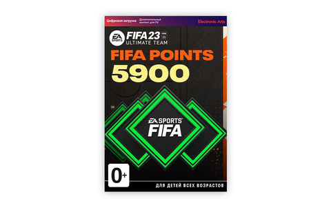 Игровая валюта FIFA 23: 5900 FUT Points [Цифровая версия] (для ПК, цифровой код доступа)