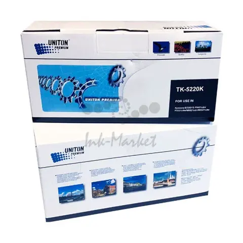 Тонер-картридж TK-5220K с чипом для Kyocera (Aquamarine)