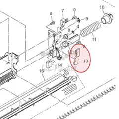 Уплотнительная пластина Konica Minolta Scatter Preventing Pad/3 bizhub PRESS C6000/PRO C6000L (A1DU550200)