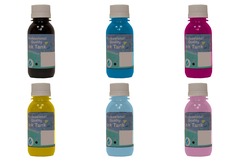 Комплект чернил AquaMarine для Epson водные Dye ink универсальные 100 ml — 6 цветов по 100 мл