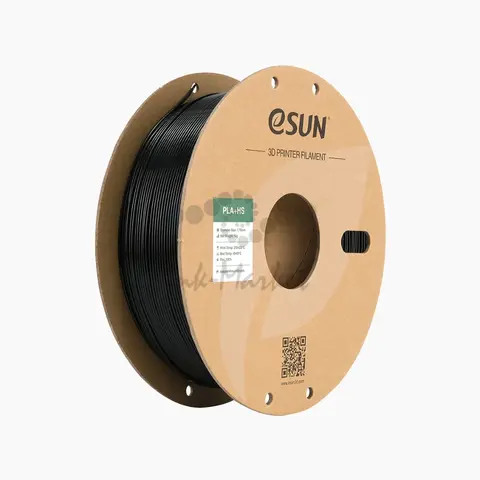 Пластик ESUN PLA+HS 1.75 мм, 1 кг, черный (PLA+HS175B1P1)