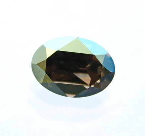 4120 Ювелирные стразы Сваровски Crystal Iridescent Green (14х10 мм)