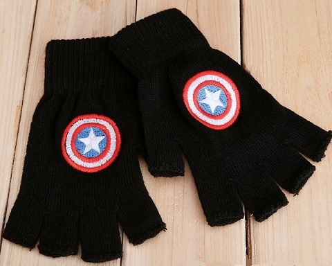 Gloves Superhero Winter Woolen for Children