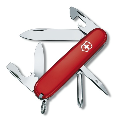 Складной нож Victorinox Tinker (1.4603) 91 мм, 12 функций, цвет красный