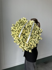 АКЦИЯ - светло-желтая кустовая роза - цена действует при заказе от 25шт