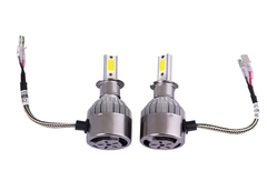 Комплект LED ламп головного света C6 H3, 12v (вентилятор)