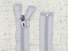 Молния спираль, Т7, L 77 см, светло-серый