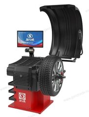 Балансировочный станок с резьбовым валом, УЗ датчиком, лазером Сивик GELIOS (УЗ + ТЛУ)