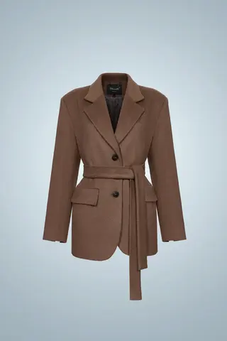 Полупальто из шерсти альпаки