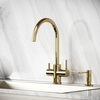 Sancos Taper SC4012ZG Смеситель для кухни с краном для фильтрованной воды, цвет: полированное золото