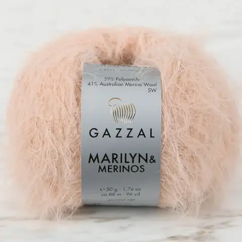 Пряжа Gazzal Marilyn & Merinos 8271 топлёное молоко