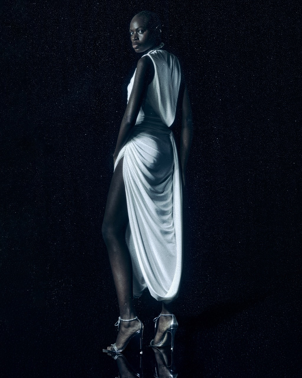 Платье с буфом