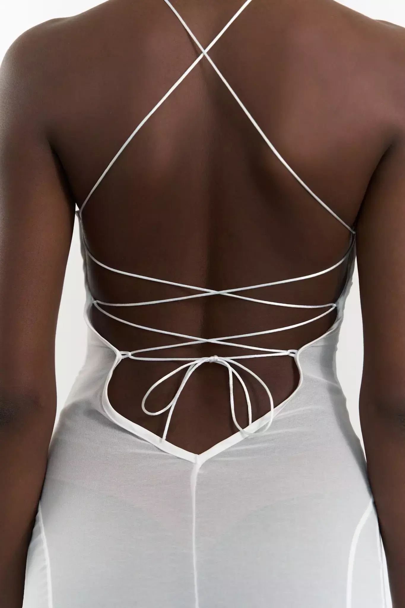 Платье шифоновое с атласным лифом