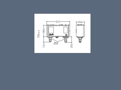 Реле давления KP17WB Danfoss 060-539766