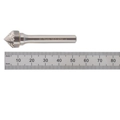 Бор-фреза твердосплавная K(KSK) 90° 16,0x8x53x6мм HM H-Tools 116231HT