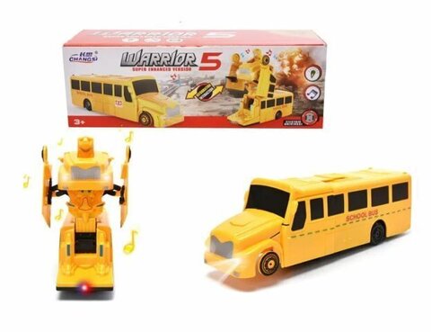 Автобус трансформер светомузыка, размер 27*9