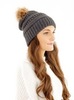 Картинка шапка Skully Wear MQZZM-430 light grey - 8