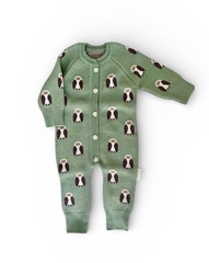 7055-338 Комбинезон вязаный (совы)