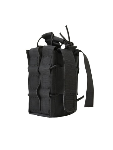 Подсумок без клапана двойной MOLLE (черный)