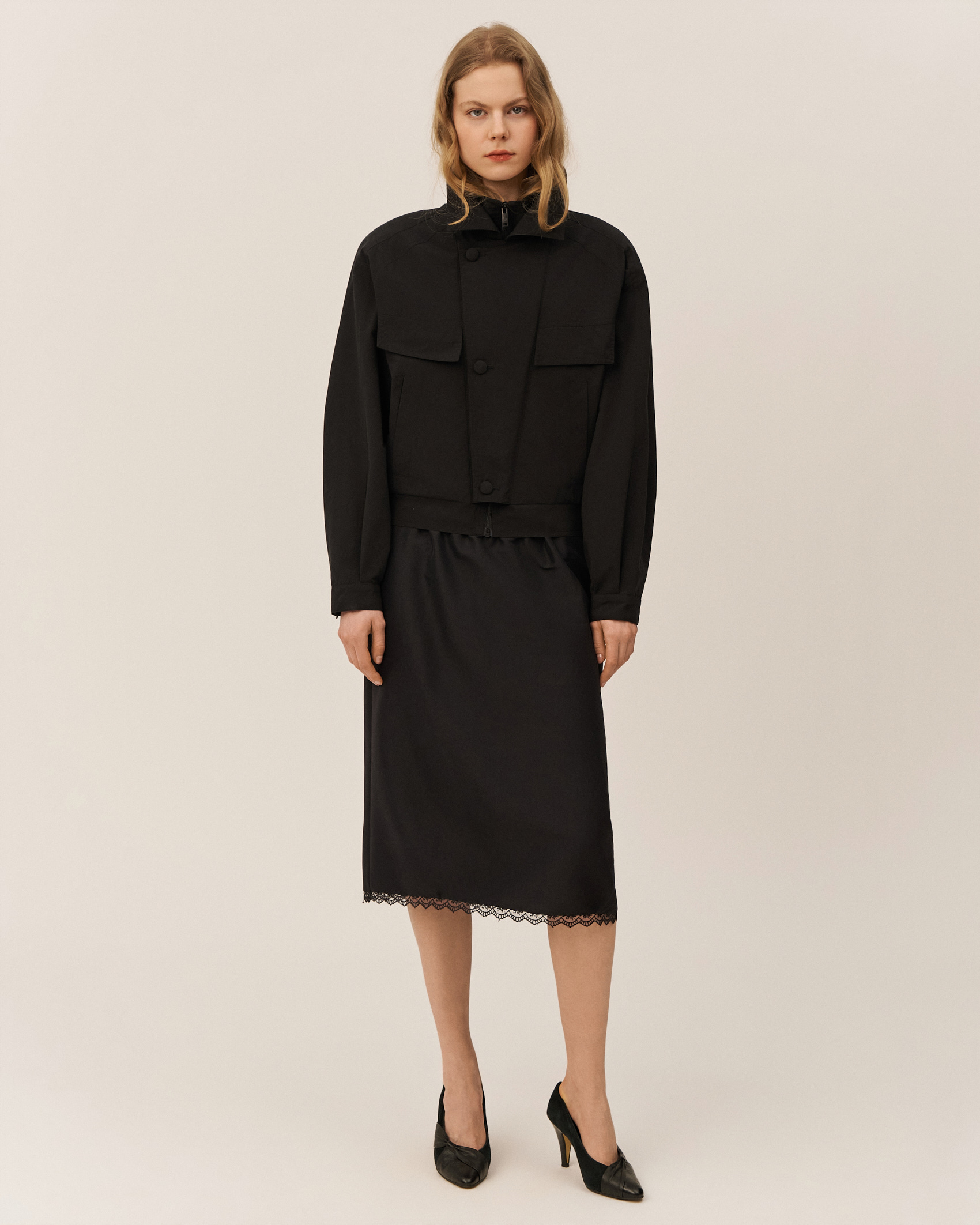 Юбка миди на резинке