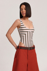 Боди в полоску