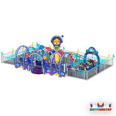 Детскй аттракцион-горка «Мишкина галактика», 8 кабин 16 мест, 16×10×4,5 м