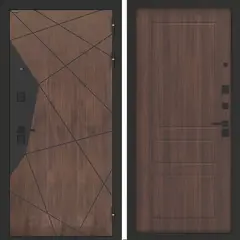 Входная металлическая дверь Бункер БН-14/ ФЛ-116 Орех бренди