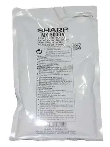 MX-500GV Девелопер (проявитель) черный (black) оригинал (200K) для Sharp MXM282 / MXM362 / MXM452 / MXM502 / MXM283 / MXM363 / MXM453 / MXM503