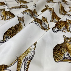 Мерный лоскут 1,0 м плащевка кошки в цвете 3031