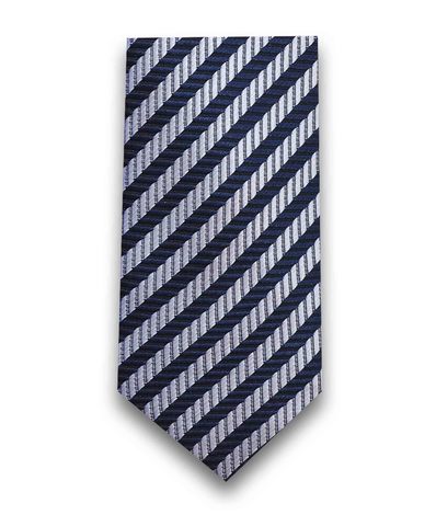 Серебристо-синий галстук TSAREVICH