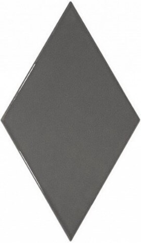 Equipe Rhombus Wall Dark Grey 15.2x26.3