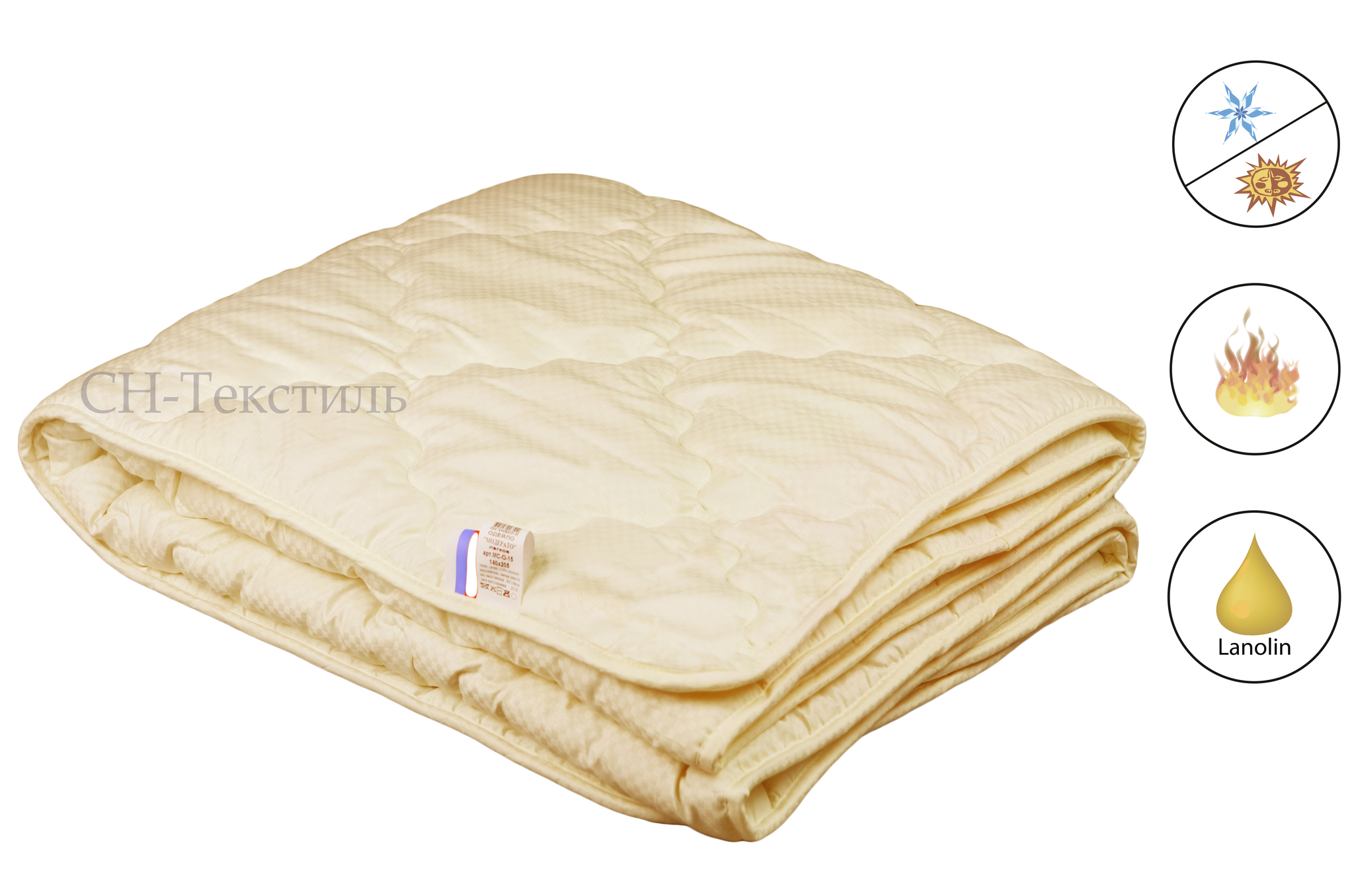 Одеяла и Подушки Одеяло Коллекции МОДЕРАТО  в сатине наполнитель овечья шерсть всесезонее одеяло_модерато_всесезонное.jpg