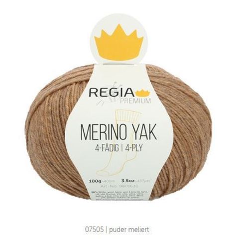 Пряжа Schachenmayr Regia Merino Yak 07505 пудра