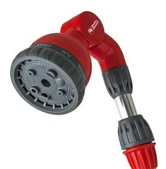 Купить в Санкт-Петербурге | Пистолет поливочный QUATTRO ELEMENTI на телескопической штанге 90-120 см, 9-ти режимный, мягкий пластик (241-338)