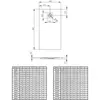 Radaway HKF160100-04 Kyntos F 160x100 white white