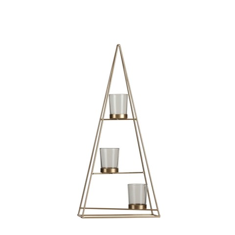 Подсвечник-елка 22х9см House of Seasons золотой