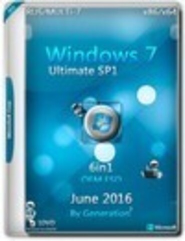 Windows 7 Ultimate SP1 x86/x64 OEM ESD June 2016 by Generation2 [2016, RUS(MULTI)]