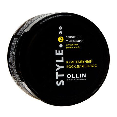 OLLIN Style Crystal Wax Medium Hold - Кристальный воск для волос средней фиксации