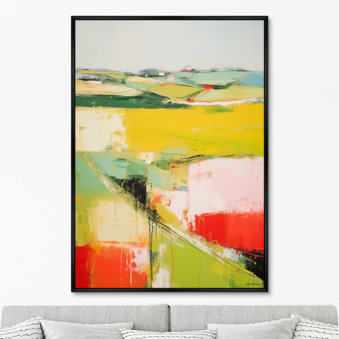 ArtNoMore - Репродукция картины на холсте Landscape collection, Lines, No 1, 2024г.