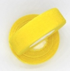 Лента органза, ш. 2,5 см, лимонный