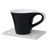 ArtCeram CUP OSL005 01 50 Раковина, Artceram, CUP, ширина, мм-690, глубина, мм-500, высота, мм-425, тип установки-напольный, отверстия для смесителя-отсутствуют, без декора, материал-Livingtec, цвет-черный/белый